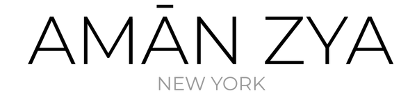 AMÒN ZYA New York logo on a white background